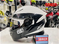 MŨ LẬT HÀM EGO E9 TRẮNG ĐEN